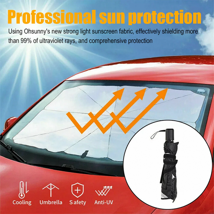 Foldable Car Windshield Sunshade Umbrella