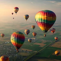 Dawn Balloon Festival - Diamond Painting