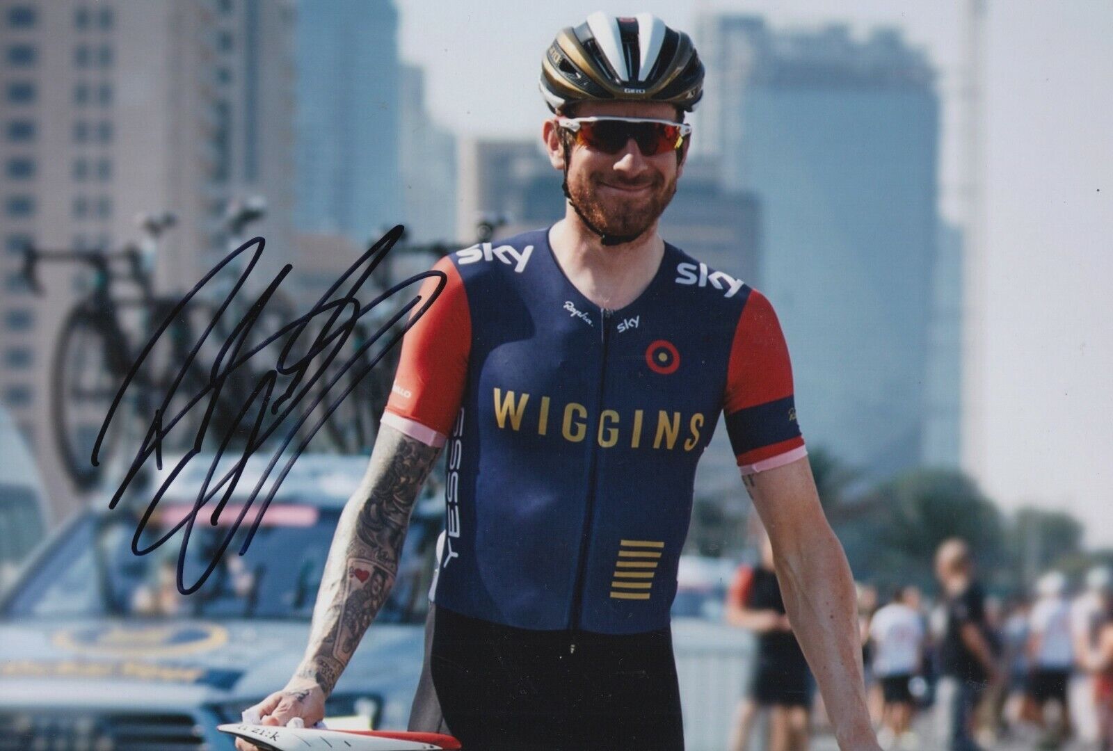 Bradley Wiggins Hand Signed 12x8 Photo Poster painting - Tour de France - Cycling Autograph 7.