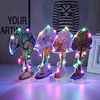 >SALE<4 PCS Diamond Art Table Decor Mushroom with Lights (Mushroom #3)