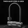 Bicycle U Lock with 2 Keys Bicycle U-shaped Lock for Road Mountain Electric Bike