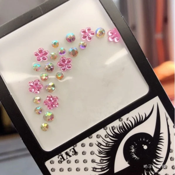 Glitter Face Jewels Sticker Temporary Tattoo Party Face Makeup Tools Rhinestones Flash Tattoo Stickers Fake Diamond