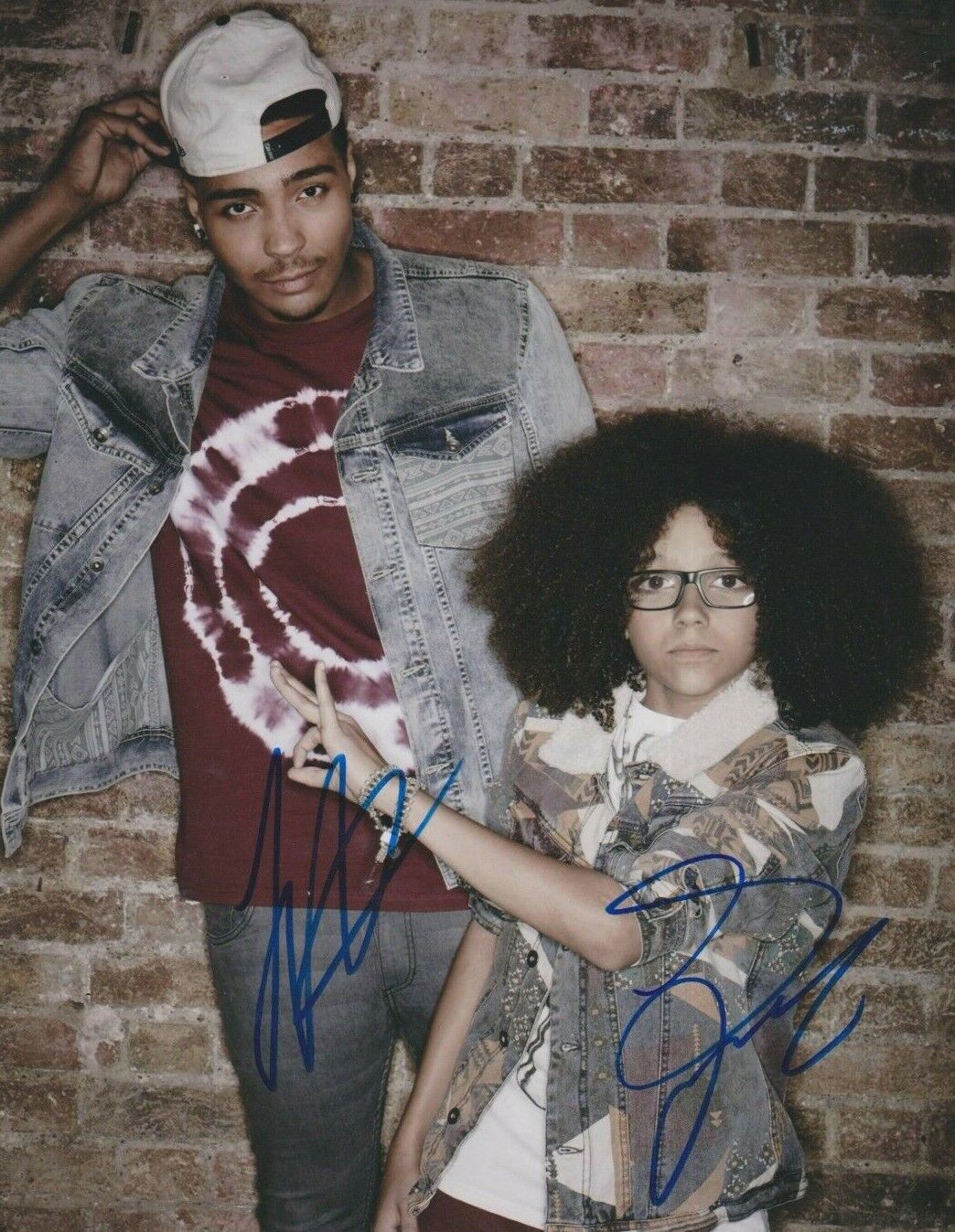 Jordan / Perri (Diversity) *HAND SIGNED* 10x8 Photo Poster painting ~ AUTOGRAPHED