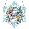 Kit de pendentif de peinture acrylique &agrave; un seul c&ocirc;t&eacute; de No&euml;l 20 cm