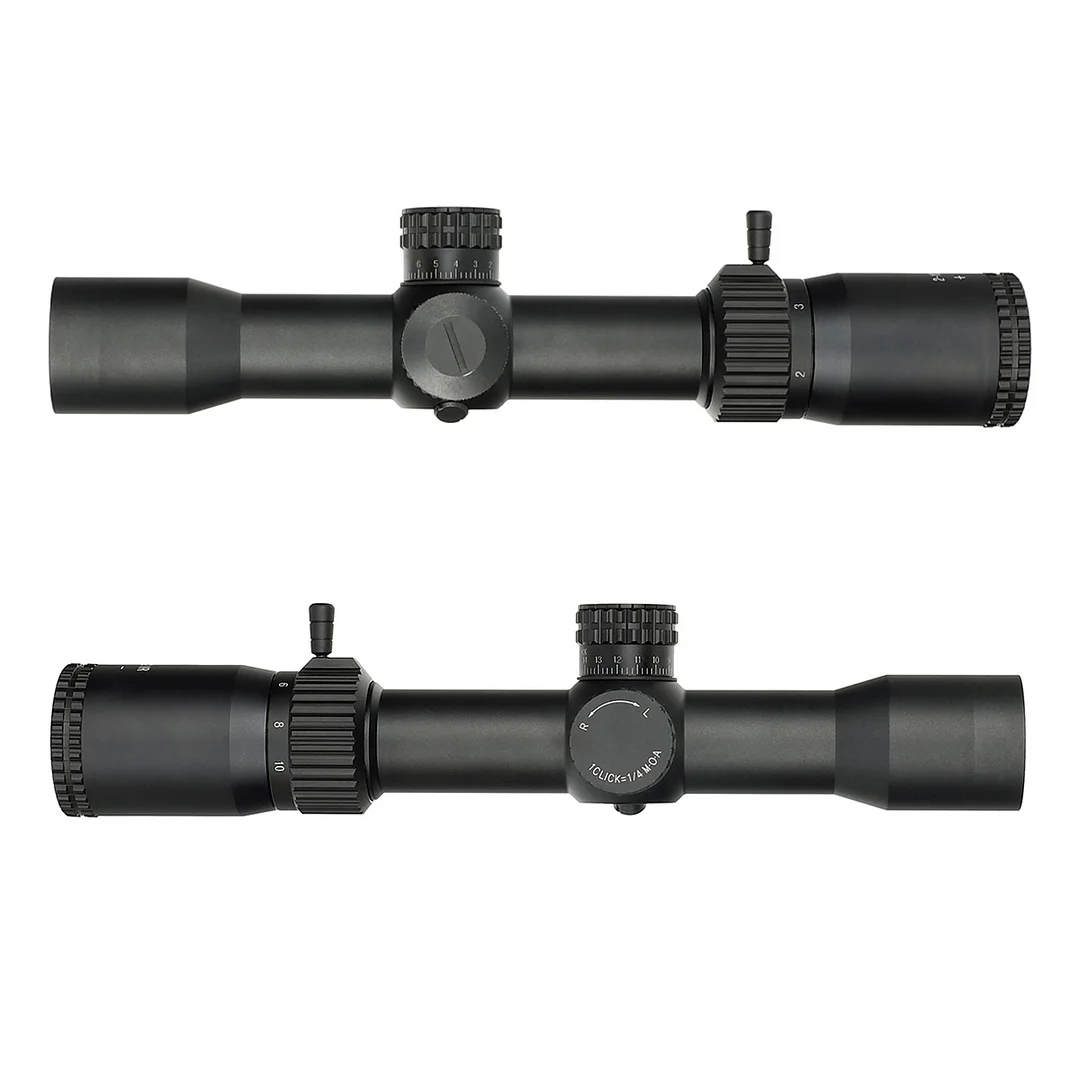 ohhunt&reg; 2-10X32 IR 30MM SFP Red Illuminator Glass Etched Reticle Tactical Scope