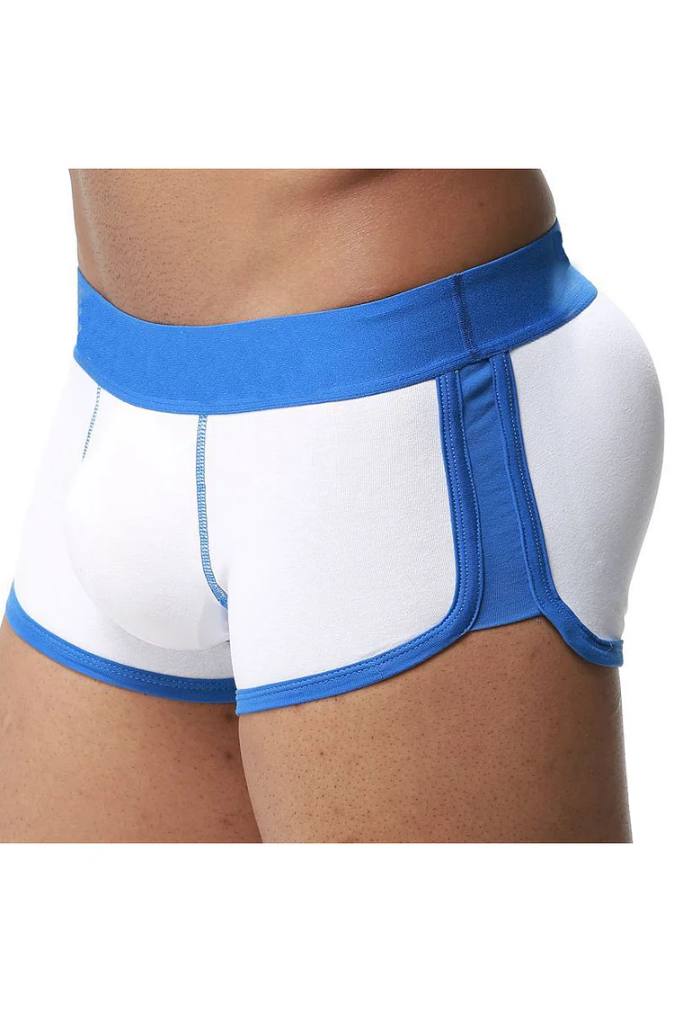 Colorblock Bodycon Stretchy Low Rise Boxer Briefs