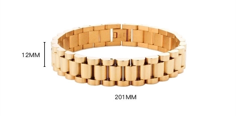 Streetwear Geometric Titanium Steel Unisex Bracelets