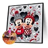 Mickey mouse-plein diamant rond peinture-40 * 40cm