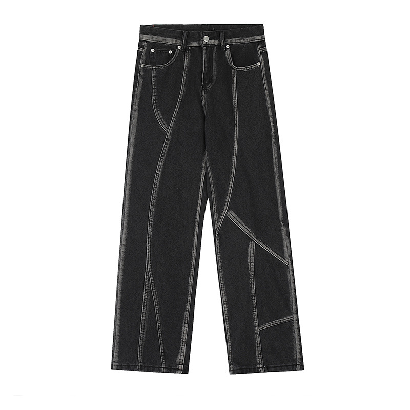 Sopula Retro Street Split Jeans - Sopula｜Premium Graphic Tees & Graphic Clothing