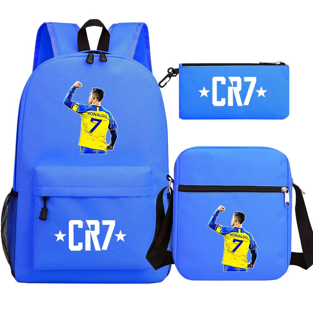 Mayoulove Cristiano Ronaldo Backpack Durable Design Lightweight Perfect For School-Mayoulove