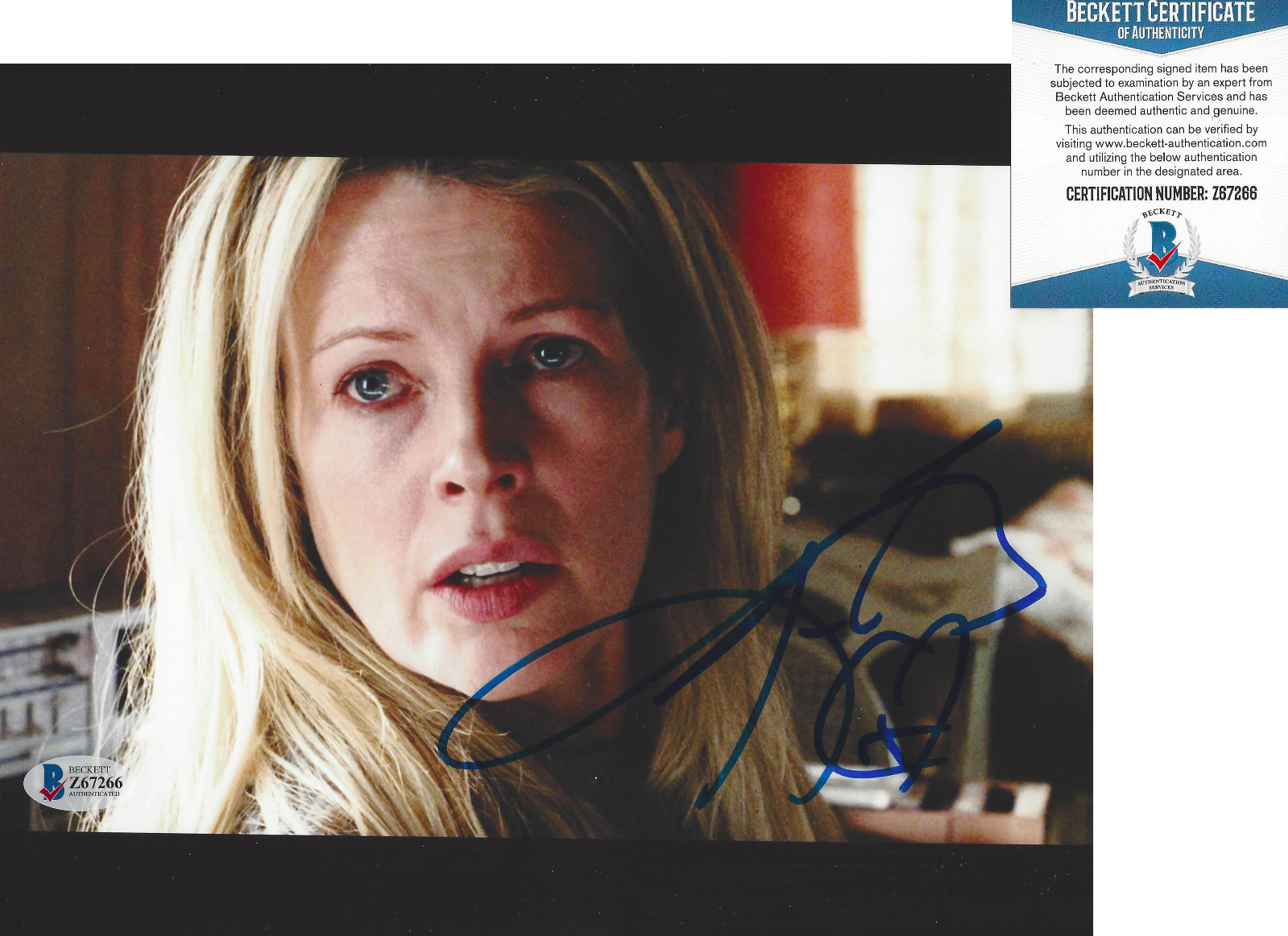 KIM BASINGER SIGNED '8 MILE' EMINEM 8x10 MOVIE Photo Poster painting ACTRESS BECKETT COA BAS