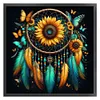 Sunflower Dream Catcher-14CT Stamped Cross Stitch 40*40cm/15.75*15.75in