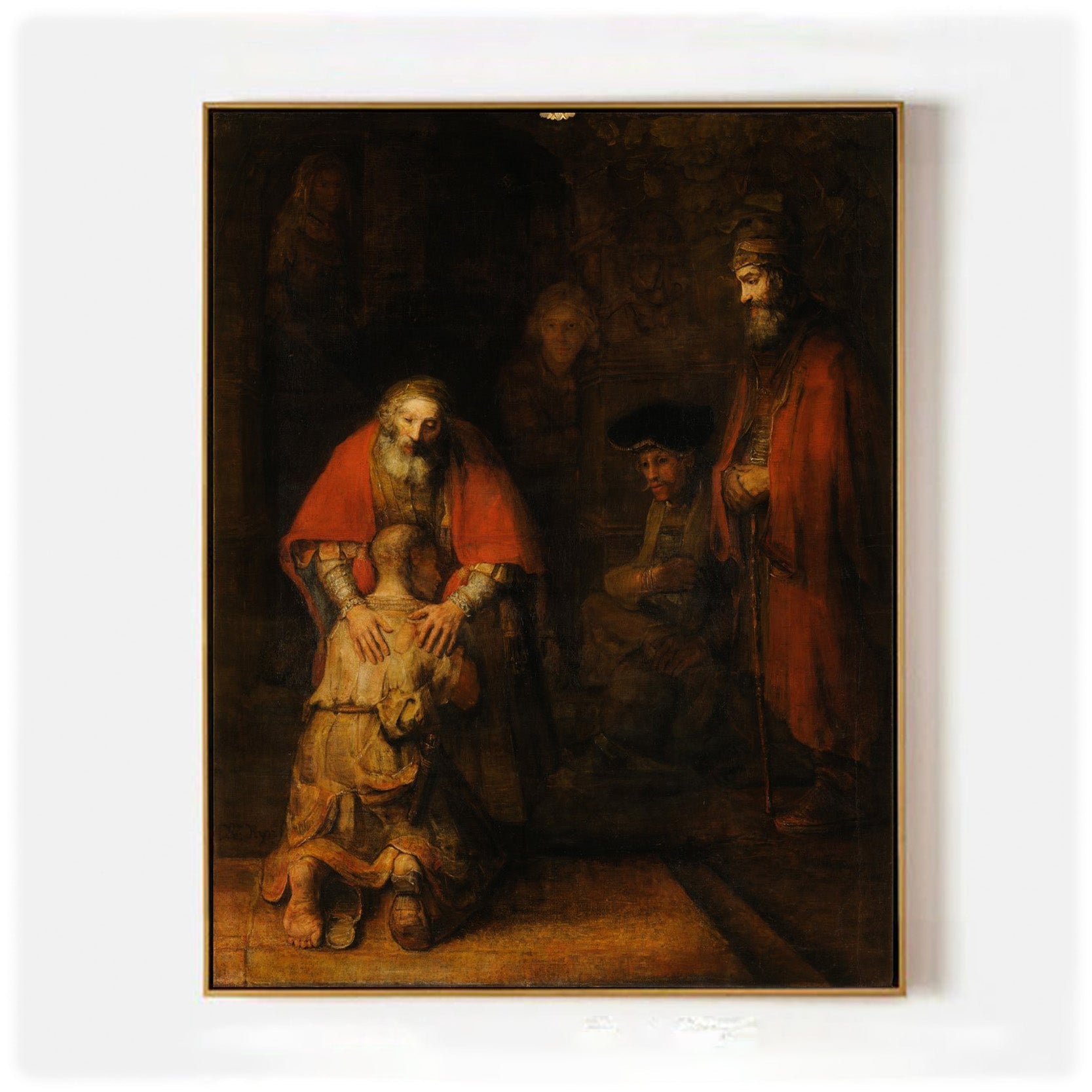 Arabelart The Return of the Prodigal Son by Rembrandt - Famous Art Reproduction