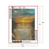 >SALE<Seascape 5D DIY Full Square Diamond Painting Rhinestone Beadwork (F008)