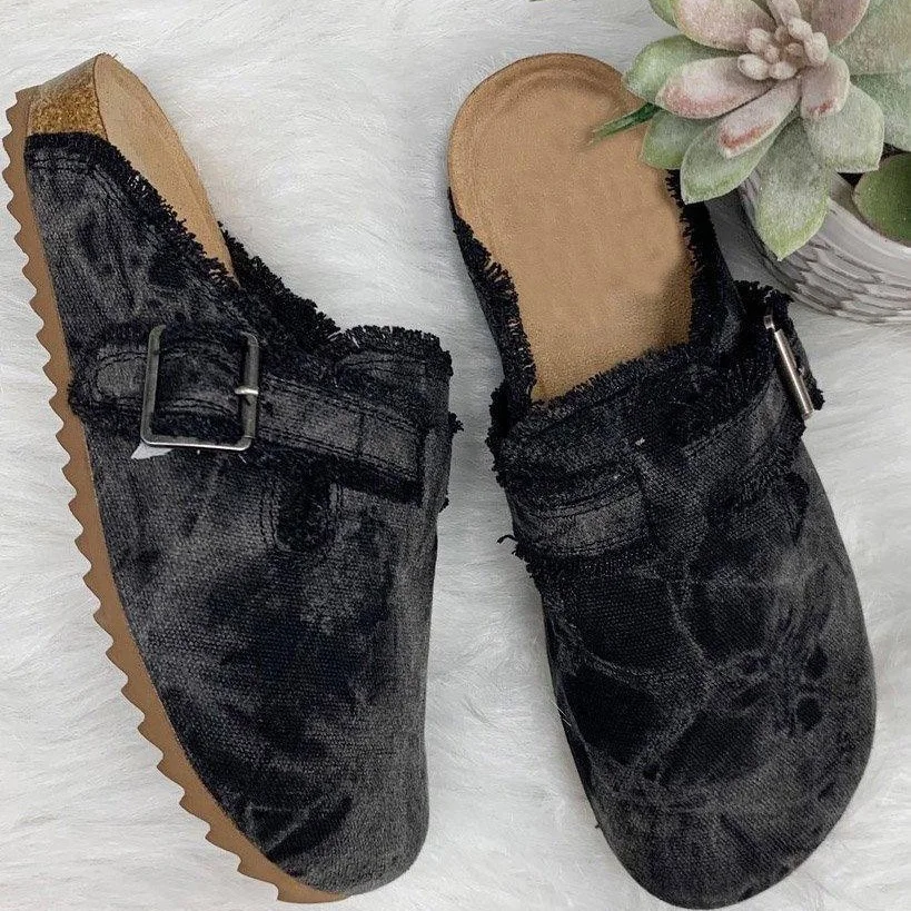 Breakj Breakj Single-Shoe Women 2023 Spring And Autumn New Leopard Half-Shoe Single Shoes Lazy Shoes Bean Shoes