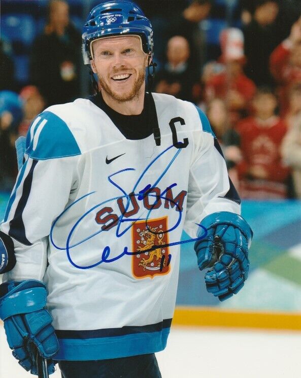 SAKU KOIVU SIGNED TEAM FINLAND 8x10 Photo Poster painting #3 MONTREAL CANADIENS Autograph