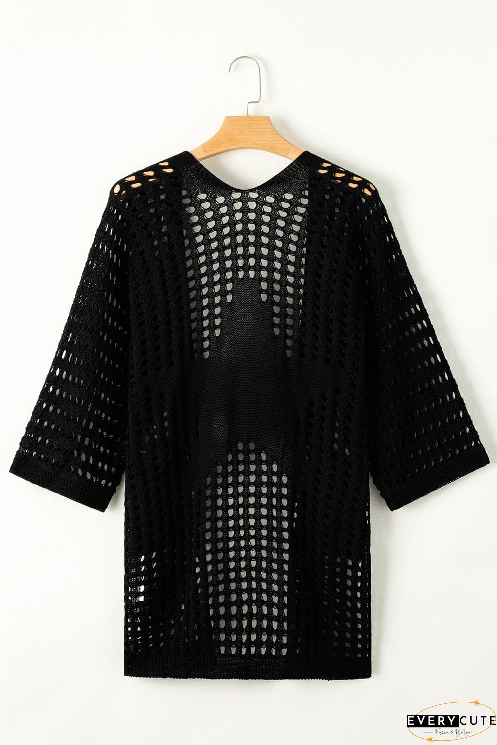 Hollow Out Knit Cardigan