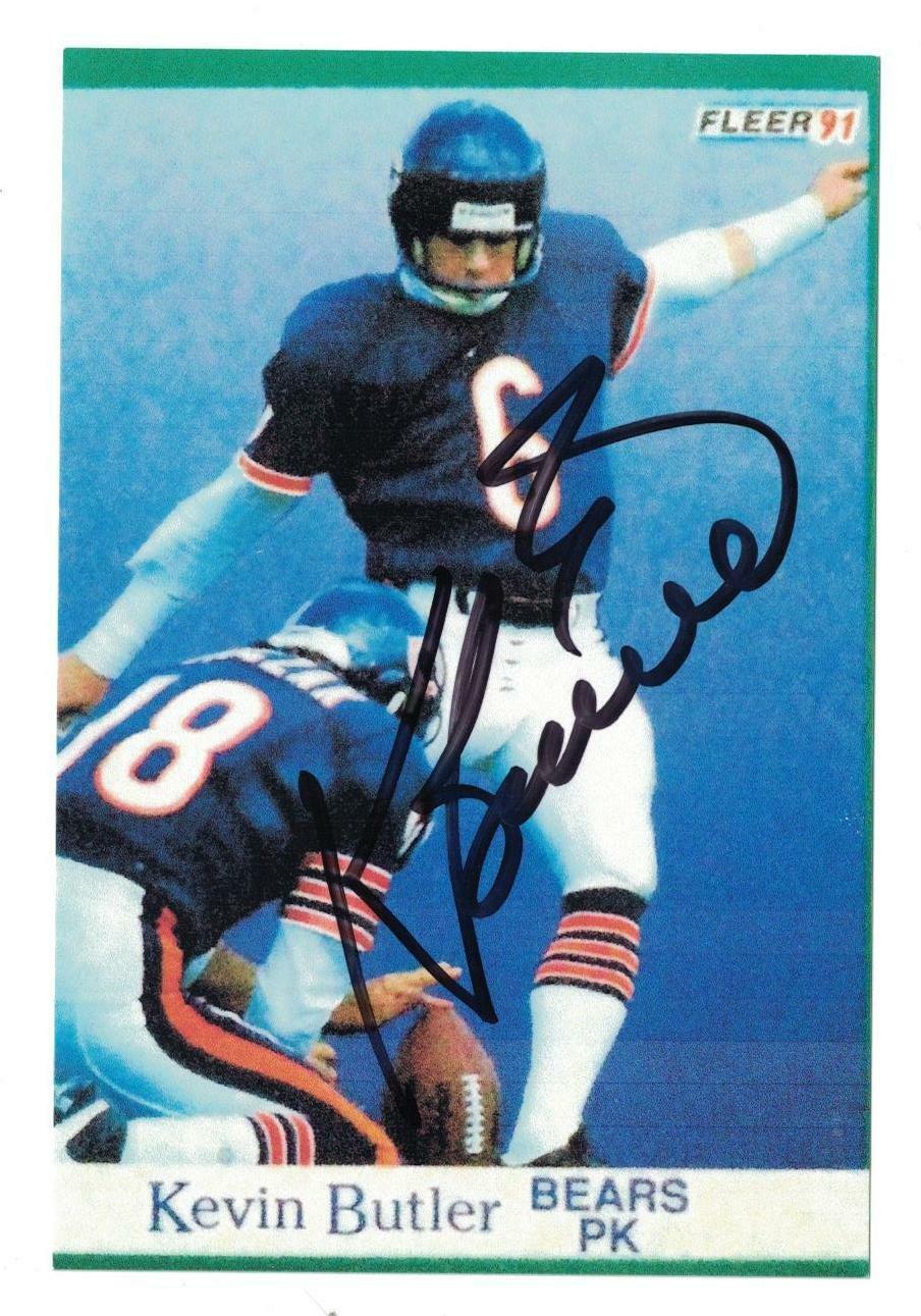 Kevin Butler Signed Autographed 4 x 6 Photo Poster painting Chicago Bears