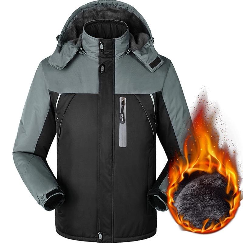 Outdoor Plus Velvet Thick Three-in-one Mountaineering Jacket / [viawink] /