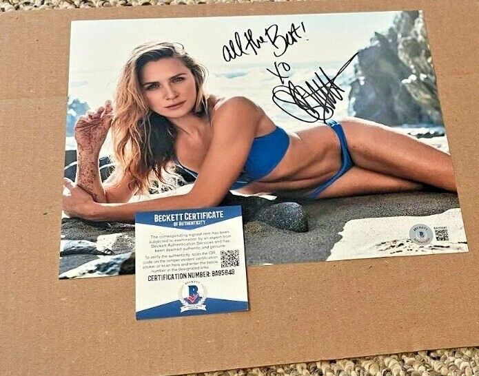 SHANTEL VANSANTEN SIGNED SEXY 8X10 Photo Poster painting BECKETT CERTIFIED BAS #3