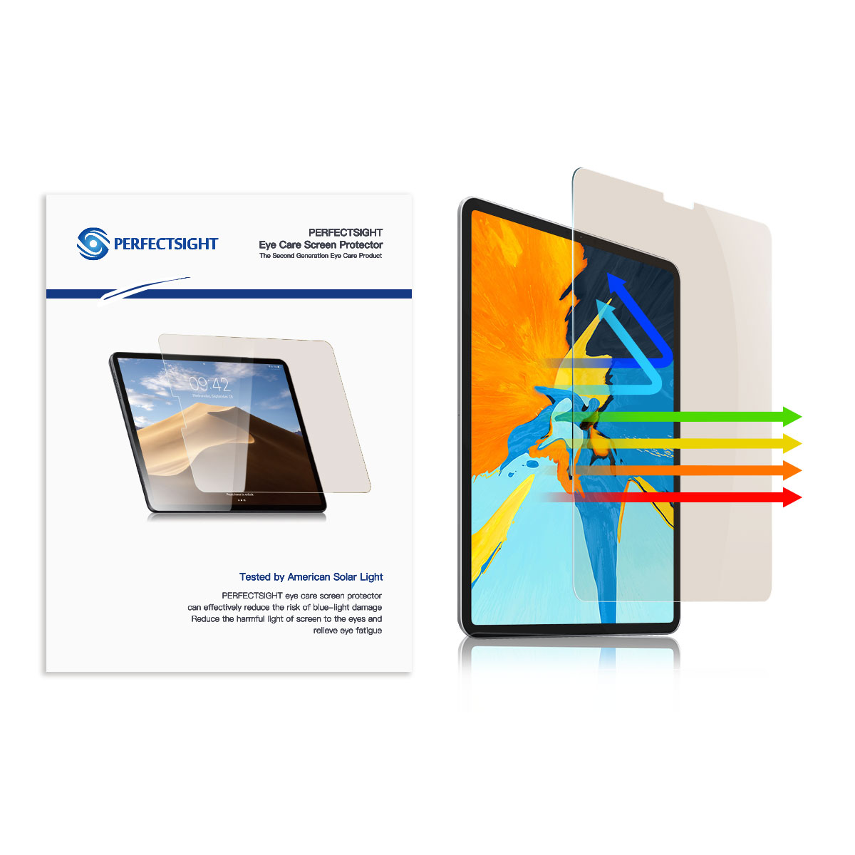 [Medical Grade] iPad Pro Ultra HD Tempered Glass Screen Protector - Anti Blue Light