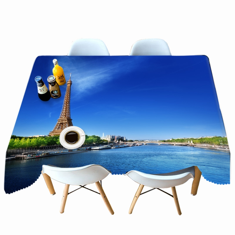 

Historical Buildings - 3D Tablecloth, 140*140cm, 501 Original