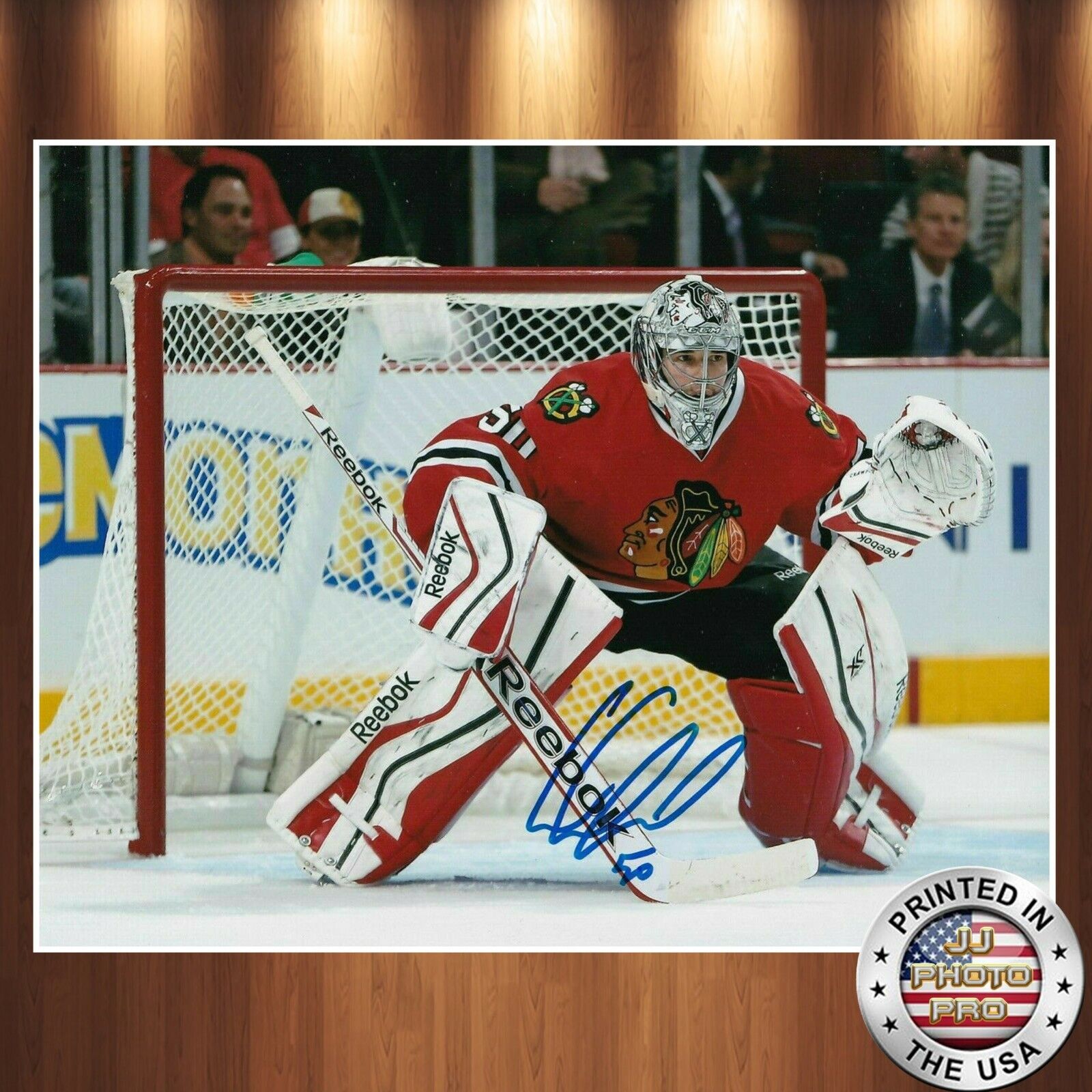 Corey Crawford Autographed Signed 8x10 Photo Poster painting (Blackhawks) REPRINT