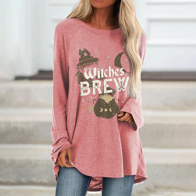 Witches Brew Printed Loose T-shirt