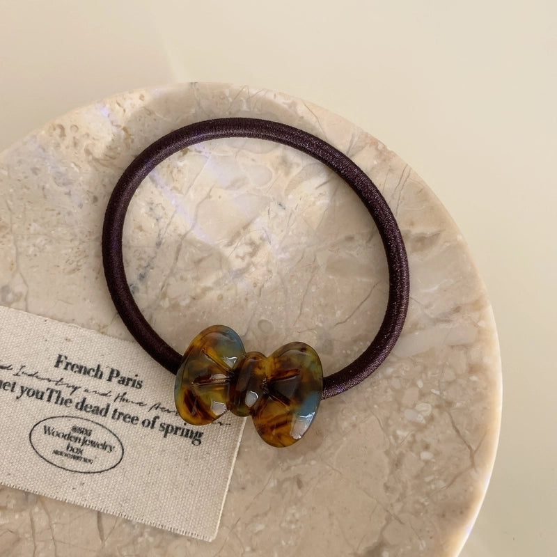 Women’s Sweet Minimalist Bow Knot Acetic Acid Sheets Hair Tie