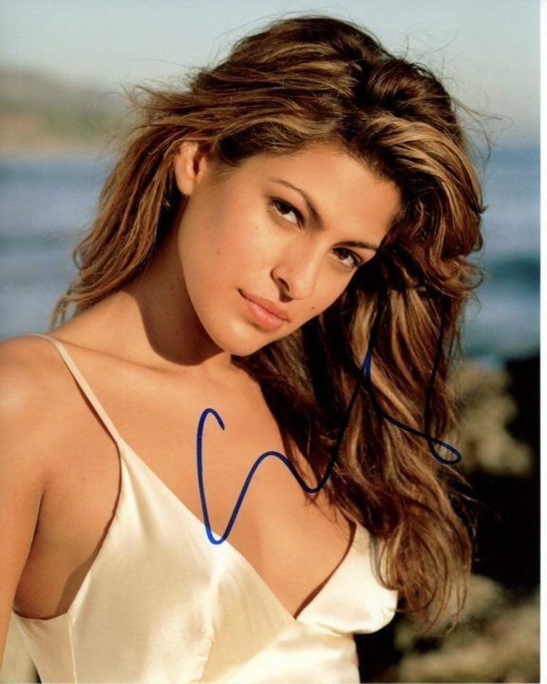 Eva mendes signed autographed Photo Poster painting