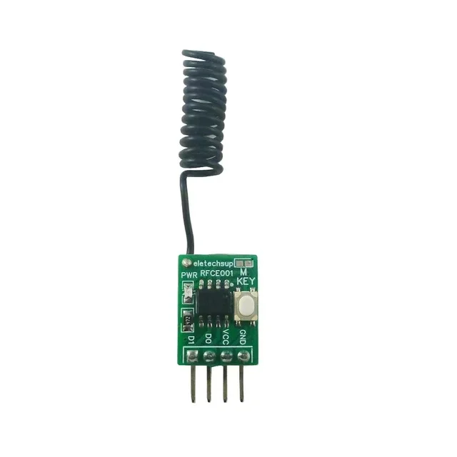 RFCE001 Mini 433M 2CH EV1527 PT2262 2264 3.3V 3.7V 5V Remote Control Learning Fixed Code Remote Control Decoding Module