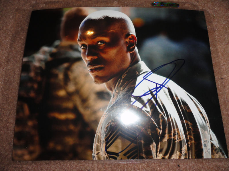 Transformers Tyrese Gibson Autographed 8x10 Photo Poster painting COA