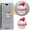 Strawberry Cupcake Fridge Magnet Cross Stitch Kit Gifts tapestrymarket