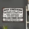 Humorous calligraphy - Vintage Metal Signs - 20*30cm/30*40cm - Warning