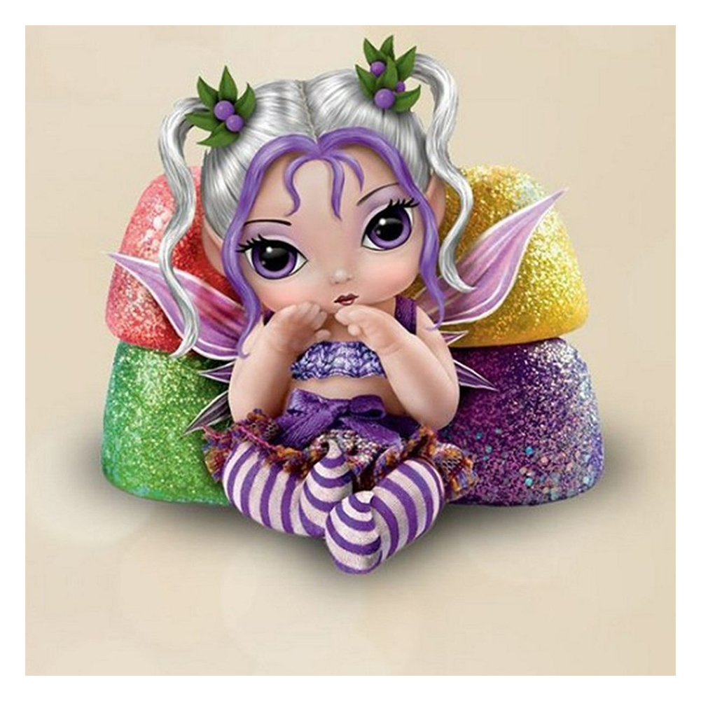 

Flower Fairy - 11CT Stamped Cross Stitch - 50*50CM, 501 Original