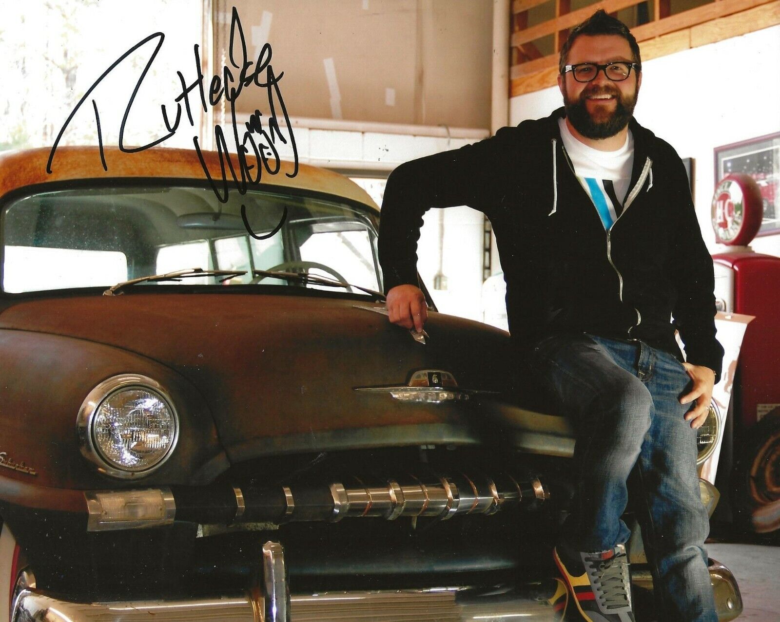 Rutledge Wood Nascar Top Gear signed 8x10 Photo Poster painting autographed