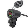 Car Charger Socket Dual USB Motorcycle Charger Fast Charge QC3.0 Multiprotection