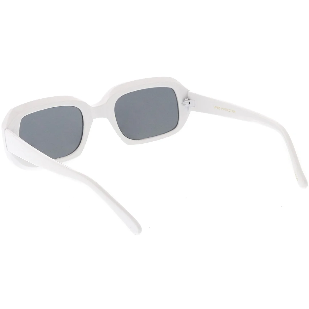 Chunky Rectangle glasses Neutral Colored Lens 50mm