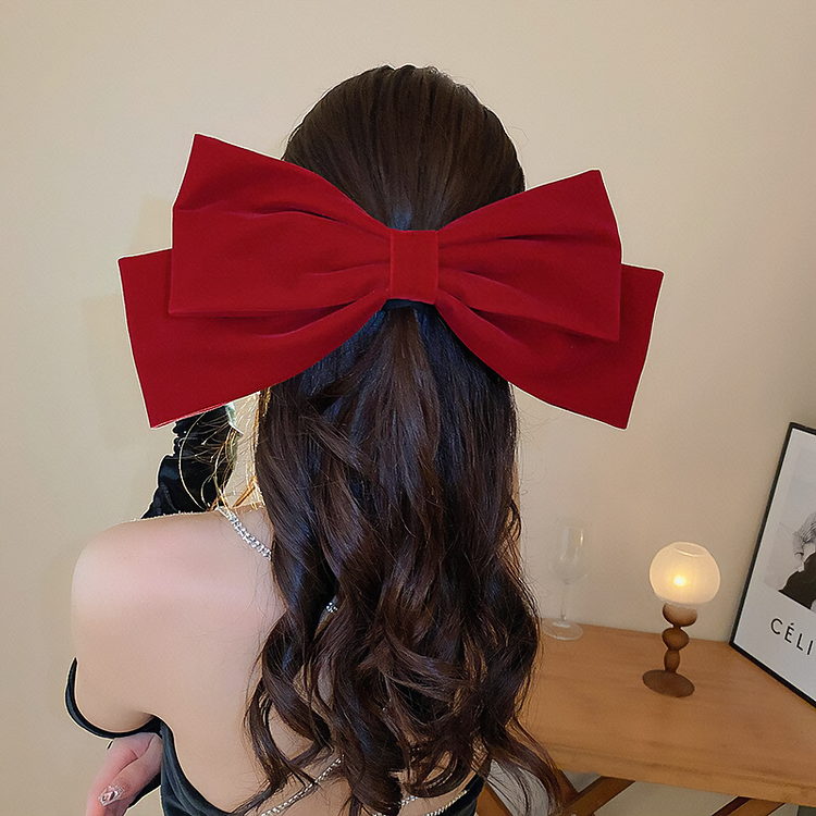 1PC Oversized Bowknot Barrette Hair Clip - Gotamochi Kawaii Shop, Kawaii Clothes
