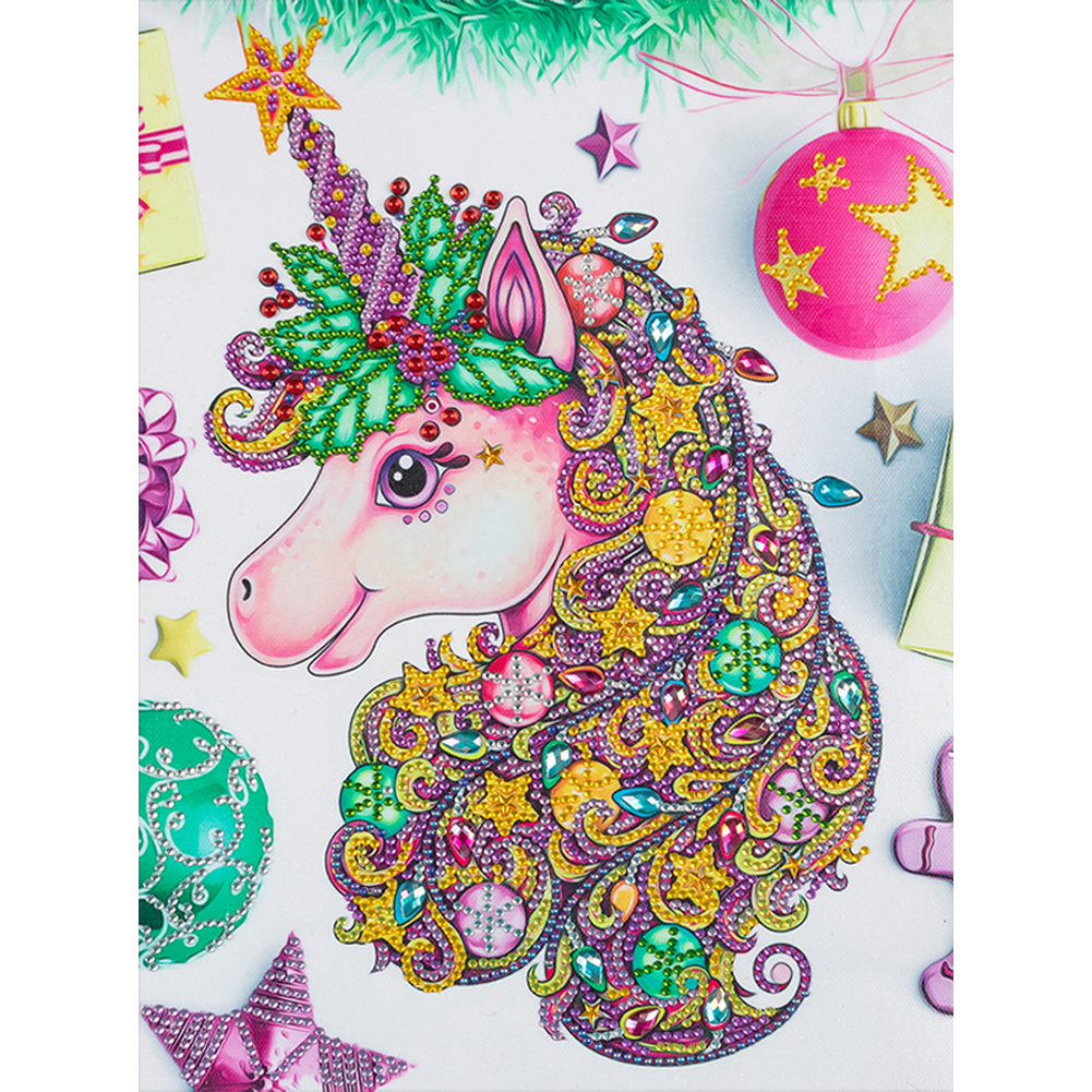 

Horn Horse - Special Shaped Diamond Painting - 30*40CM, 501 Original