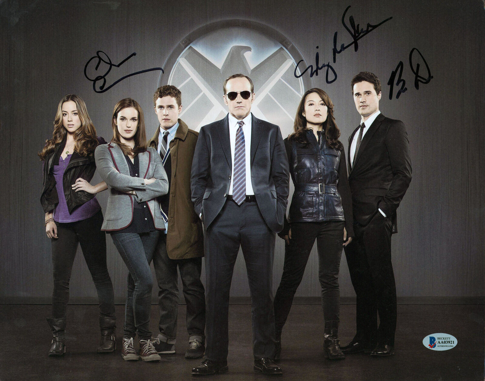 Agents of SHIELD (3) Gregg, Dalton & Wen Signed 11x14 Photo Poster painting BAS #AA03921