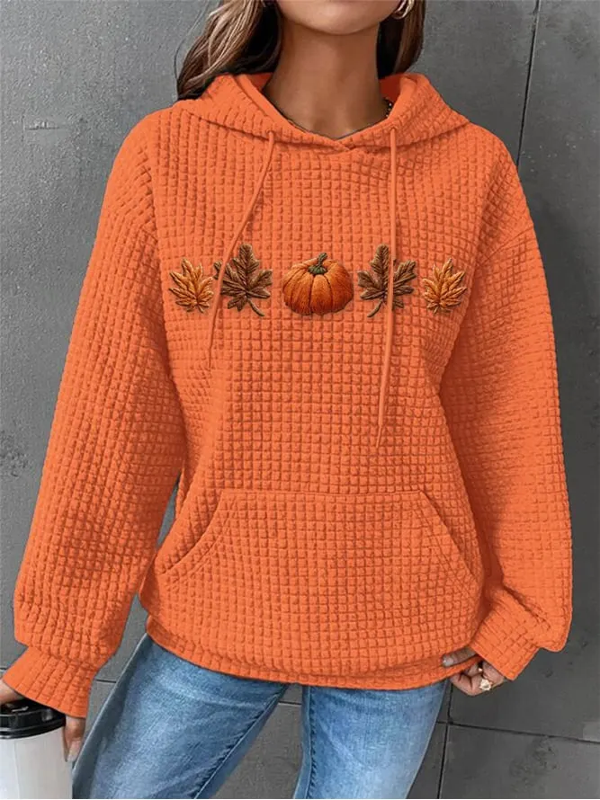 Women's Fall Thanksgiving Pumpkin Hoodie 