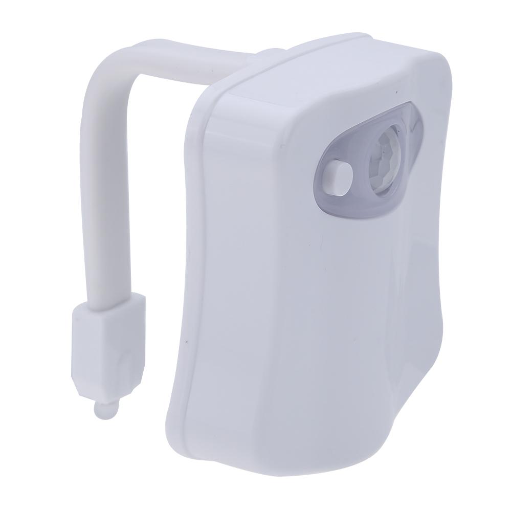 

LED Toilet Nightlight 8 Colors Automatic Body Motion Sensor Bath Seat Lamp, 501 Original