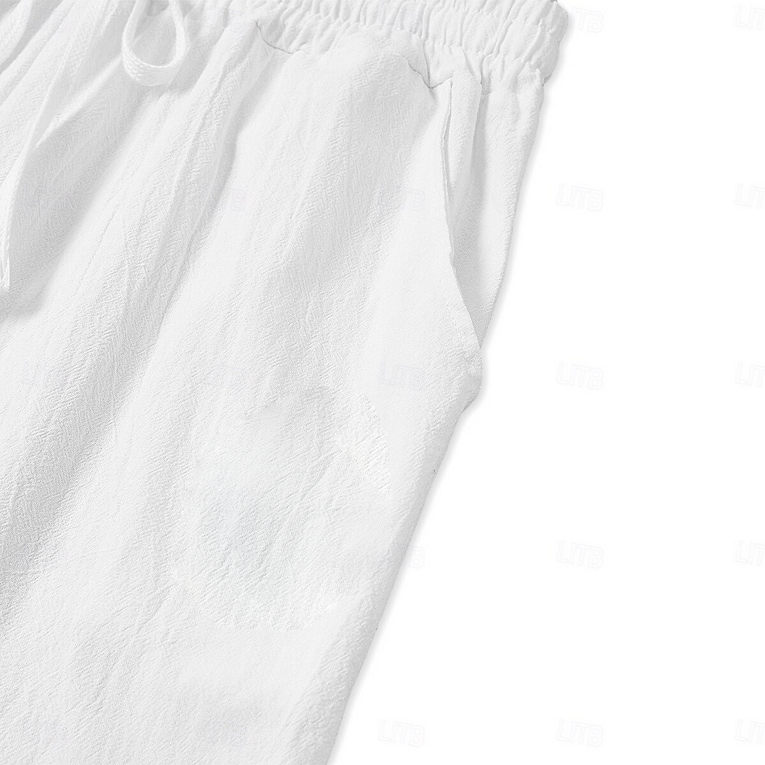  Men's Casual Beachside Lounge Pants - Perfect for Summer Relaxation