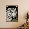 Diamond Painting-DIY Special Shaped Drill Pearl Painting Tiger(30x40cm)