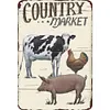 Country Market - Metal Tin Signs(8*12Inch/12*16Inch) - Animal