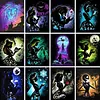 (Multi-Style Round) Jack Skellington Pumpkins - Full Diamond Painting 30*40cm-(Silhouette style)