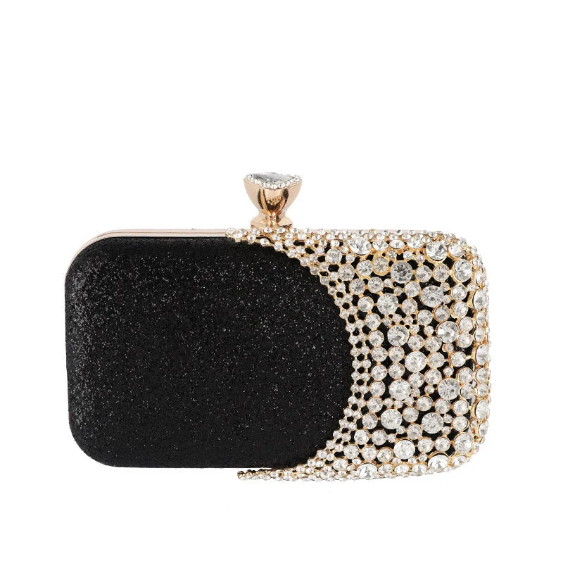 Ladies Evening Bag Shiny Diamond Party Clutch Bag