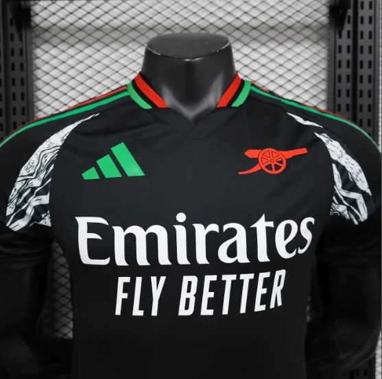 24/25 Arsenal Away Player Version Men's Football T-Shirt Thai Quality