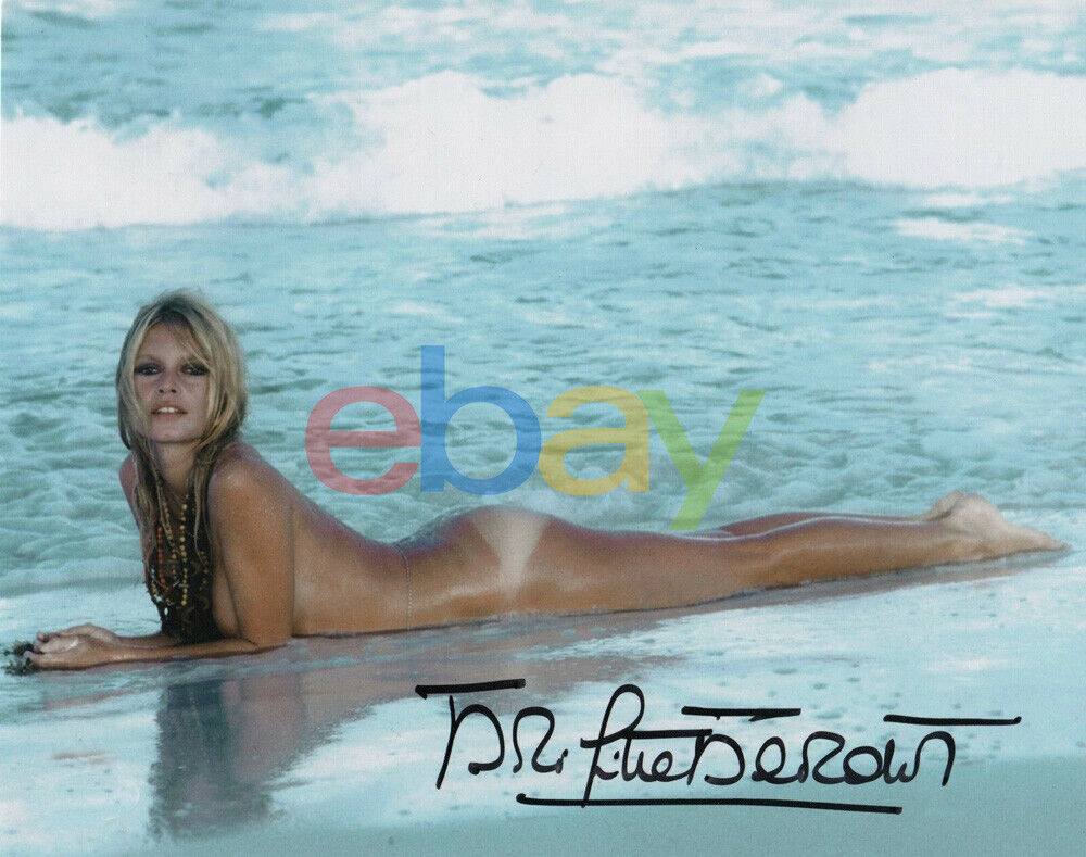 Brigitte Bardot Signed 8x10 Autographed Photo Poster painting Reprint